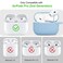 KOUJAON Compatible with Airpods Pro 2nd Generation Case Cover 2022 Soft Silicone Protective Cover with Bracelet Keychain for Apple Airpods Pro 2 Case for Women Sky Blue
