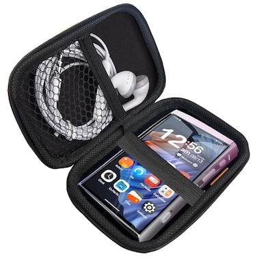 Lamshaw Compatible with HiBy R6III Case Durable EVA Carrying Case Shockproof Lightweight Protective Cover Compatible for HiBy R6III R6 GEN 3 Player Black
