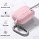 DGege Compatible for AirPods Pro 2nd Generation Case CoverProtective Silicone Skin Accessories with Keychain for Women Men Compatible with Apple AirPods Pro Gen 22022 Front LED VisibleLight Pink