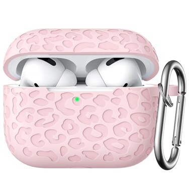 DGege Compatible for AirPods Pro 2nd Generation Case CoverProtective Silicone Skin Accessories with Keychain for Women Men Compatible with Apple AirPods Pro Gen 22022 Front LED VisibleLight Pink