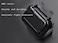 FEDAI Earphone Case ABS Resin Hard Storage Box Multifunction Protective Case for Earphone Earbud inEar Monitor EartipBlack
