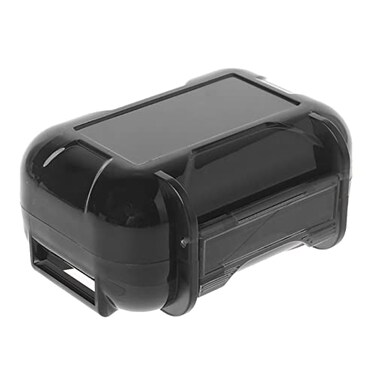 FEDAI Earphone Case ABS Resin Hard Storage Box Multifunction Protective Case for Earphone Earbud inEar Monitor EartipBlack