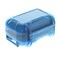 FEDAI Earphone Case ABS Resin Hard Storage Box Multifunction Protective Case for Earphone Earbud inEar Monitor EartipBlue