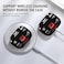 Gedicht Airpods Pro 2nd1st Generation Case Cute Cool Red Shoes Pattern TPU Soft Shockproof Cover for Men Women With Cleaner Kit Keychain