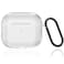 geekboy Geekboy Soft TPU Case Cover Compatible for AirPods 3 2021 with Keychain Portable Shockproof and Dustproof SeeThrough Protective Cover Front LED Visible AirPods 3 Accessories Clear
