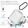 geekboy Geekboy Soft TPU Case Cover Compatible for AirPods 3 2021 with Keychain Portable Shockproof and Dustproof SeeThrough Protective Cover Front LED Visible AirPods 3 Accessories Clear