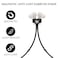 GEEKRIA 2 Pack Magnetic AntiLost Strap Compatible with Soundcore by Anker Liberty 4 Pro P30i Liberty 4 NC Soft Silicone Earbuds Lanyard Cord for Daily Carry Easy Access Black