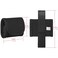 GEEKRIA Geekria Earbuds Pouch with Belt Loop Compatible with Apple AirPods Pro 32 AirPods 432 Protective Case Cover with Clip Holder for Bag Strap Black