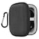 GEEKRIA Geekria Shield Earbuds Case Compatible with Skullcandy DIME EVODime 3 Sesh ANC Active Jib True 2 Indy Grind Fuel Replacement Hard Shell Travel Carrying Bag Dark Grey