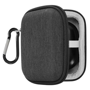 GEEKRIA Geekria Shield Earbuds Case Compatible with Skullcandy DIME EVODime 3 Sesh ANC Active Jib True 2 Indy Grind Fuel Replacement Hard Shell Travel Carrying Bag Dark Grey