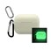 OEKSCENJ Glow Case for Apple Airpods Pro 2 Glow in DarkFluorescence Silicone Case for Item Finder Headphone Case CoverLuminous Holder with 2 Keychain CarabinerGlow Green
