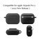 OEKSCENJ Glow Case for Apple Airpods Pro 2 Glow in DarkFluorescence Silicone Case for Item Finder Headphone Case CoverLuminous Holder with 2 Keychain CarabinerGlow Green