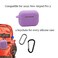 OEKSCENJ Glow Case for Apple Airpods Pro 2 Glow in DarkFluorescence Silicone Case for Item Finder Headphone Case CoverLuminous Holder with 2 Keychain CarabinerGlow Green
