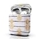 HIDAHE Cute Luxury Hard Designer Protective for Airpods Case for Girls Kids Compatible with for AirPods Charging Case 21 Golden Pineapple