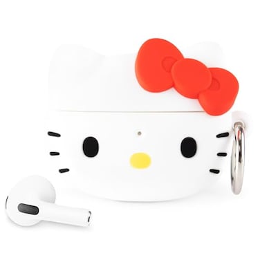 iFace Hello Kitty Friends Cute Case Compatible with AirPods 3rd Gen only Not for Pro3 Silicone Protective Cover Carabiner Clip Included Wireless Charging Compatible Cover Hello Kitty