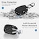 JDHDL for Sony WF1000XM5 Case Cover with Replacement Ear TipsSML Protective Silicone Case for Sony WF1000XM5 with 3 Pairs Eartips Black