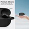 JDHDL for Sony WF1000XM5 Case Cover with Replacement Ear TipsSML Protective Silicone Case for Sony WF1000XM5 with 3 Pairs Eartips Black