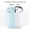 Johncase 2 Sets Dust Guard Sticker Compatible with AirPods Cases 1rd2rd Generation Black