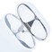Johncase 2 Sets Dust Guard Sticker Compatible with AirPods Cases 1rd2rd Generation Sliver