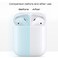 Johncase 2 Sets Dust Guard Sticker Compatible with AirPods Cases 1rd2rd Generation Sliver