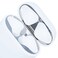 Johncase 2 Sets Dust Guard Sticker Compatible with AirPods Cases 1rd2rd Generation Sliver