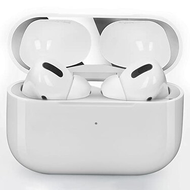 Johncase 2 Sets Dust Guard Sticker Compatible with AirPods Pro Cases Sliver