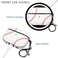 KAMPETACE Case for AirPods pro 2 Full Protective Durable Baseball Case for Apple AirPods pro 2 ChargingCase Cover with Keychain