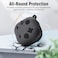 KOREDA Compatible with Samsung Galaxy Buds FEGalaxy Buds 2 ProBuds ProBuds 2 Case Cute Funny Cool Game Player Design Silicone Protective Case Gray