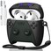 KOREDA for AirPods 4 Case Cover with Cleaner Kit Cute Funny 3D Game Controller Design Silicone Protective Case with Lanyard for AirPods 4th Generation 2024 Black