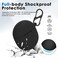LDSXAY for Google Pixel Buds Pro 2 2024 Pixel Buds Pro 2022 Case Cover Soft Silicone Shockproof Protective Case Skin with Carabiner Black