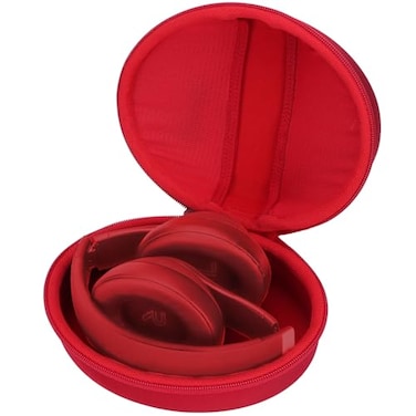 Lebakort Hard Carry Case Compatible with Beats Studio Pro Studio 3 Solo 4 Solo 3 Solo 2 Noise Cancelling OverEar Headphones Red Case