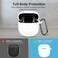LEFXMOPHY Case Cover for Bose QuietComfort Earbuds II 2 2rd Gen 2022 New White Silicone Protective Skin Protector