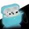 LEFXMOPHY Case Cover Replacement for Airpods 3rd Generation 2021 New Sky Blue Silicone Protective Skin Sleeve Accessory Glow in Dark