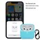 LEFXMOPHY Case Cover Replacement for Airpods 3rd Generation 2021 New Sky Blue Silicone Protective Skin Sleeve Accessory Glow in Dark