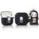 LEWOTE Compatible with Apple Airpods 4 Protective Funny Cute 3D Cartoon Case Cover with Keychain Avocado