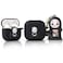 LEWOTE Compatible with Apple Airpods 4 Protective Funny Cute 3D Cartoon Case Cover with Keychain Avocado