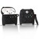 LEWOTE Compatible with Apple Airpods 4 Protective Funny Cute 3D Cartoon Case Cover with Keychain Gamepad Black