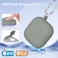 MHYALUDO for AirPods 4th Generation Case Cover 2024 Military Grade Soft Silicone ShockAbsorbing for AirPods 4 Case with Keychain Cleaning kit Gray