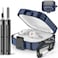 Mooyavia for Beats Fit Pro Case Cover 1st Gen 2021 with Safety Lock Carbon Fiber ShockAbsorbing Beat Fit Pro 1st Gen Protector with Accessories KeychainZipper Storage BagCleaner Kit Blue