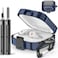 Mooyavia for Beats Fit Pro Case Cover 1st Gen 2021 with Safety Lock Carbon Fiber ShockAbsorbing Beat Fit Pro 1st Gen Protector with Accessories KeychainZipper Storage BagCleaner Kit Blue