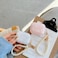 Olytop for Cute Glitter Airpods Pro 2nd1st Generation Case 202320222019 with Cleaner Pen Shell Pattern Air pod iPod Pro 21 Gen Cover Protective Skin Girl Women with Luxury Pearl Keychain White