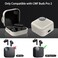 POZCIS for CMF Buds 2 PlusCMF Buds 2 CMF Buds Pro 2 Case Cover Soft Silicone Protective Earbuds Case Headphones Case with Carabiner Accessories SetWhite