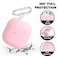 MOLOPPO Premium Protective Case for AirPods 4th Generation Stylish Durable Air Pods Case with Keychain for Air Pod Air Pods AccessoriesPink