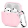 MOLOPPO Premium Protective Case for AirPods 4th Generation Stylish Durable Air Pods Case with Keychain for Air Pod Air Pods AccessoriesPink