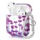 QINGQING Compatible with AirPods Case Cute Printed Design Airpods Protective Hard Case Cover Portable Shockproof Women Men with Keychain for Airpods 21 Charging Case