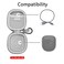 RLSOCO Carrying Case for Bose QuietComfort Ultra 2nd GenQuietComfort Earbuds IIQuietComfort Ultra Wireless Noise Cancelling Earbuds Grey Case Only
