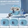 TUDIOW Secure Lock for Bose Ultra Open Earbuds Case2024 Clear TPU Shockproof Protective Cover for Bose Open Ear Wireless Earbuds Accessories with Cleaning Kit Keychain Clear Blue