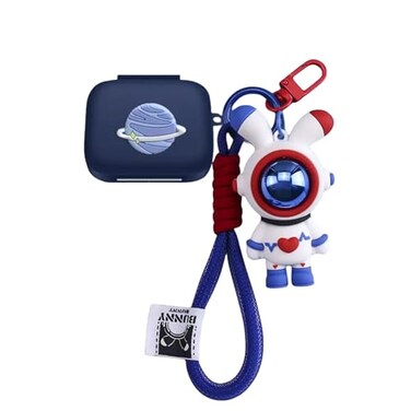 SKPY 3D Cute Cartoon Design Rugged Shockproof Case Compatible with Oneplus Buds 3 Soft Silicone with Kawaii Keychain for Boys Girls Womens Mens