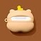 SMAIGE Cute Cartoon Designed for AirPods 4 Case and AirPods 4th Generation Case with Active Noise Cancellation 2024 Protective Cover with Carabiner Keychain Capybara