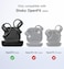 SURITCH for SHOKZ OpenFit Case Cover Shockproof Magnetic Cases for SHOKZ OpenFit OpenEar Earbuds True Wireless Bluetooth Headphones Protective Cover with Magnetic Lid Lock Carabiner White
